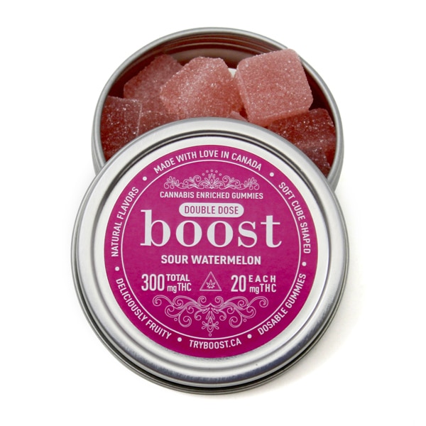 Boost: Edibles, Sour Watermelon, 300mg THC