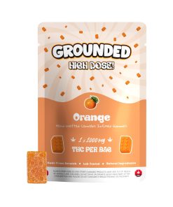 Grounded High Dose Bricks – Orange 1000mg Gummy