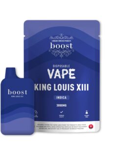Boost Disposable THC Vape Cartridges – King Louis XIII 3g