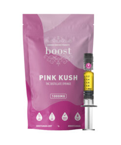 THC Distillate Glass Syringe – Pink Kush 1000mg