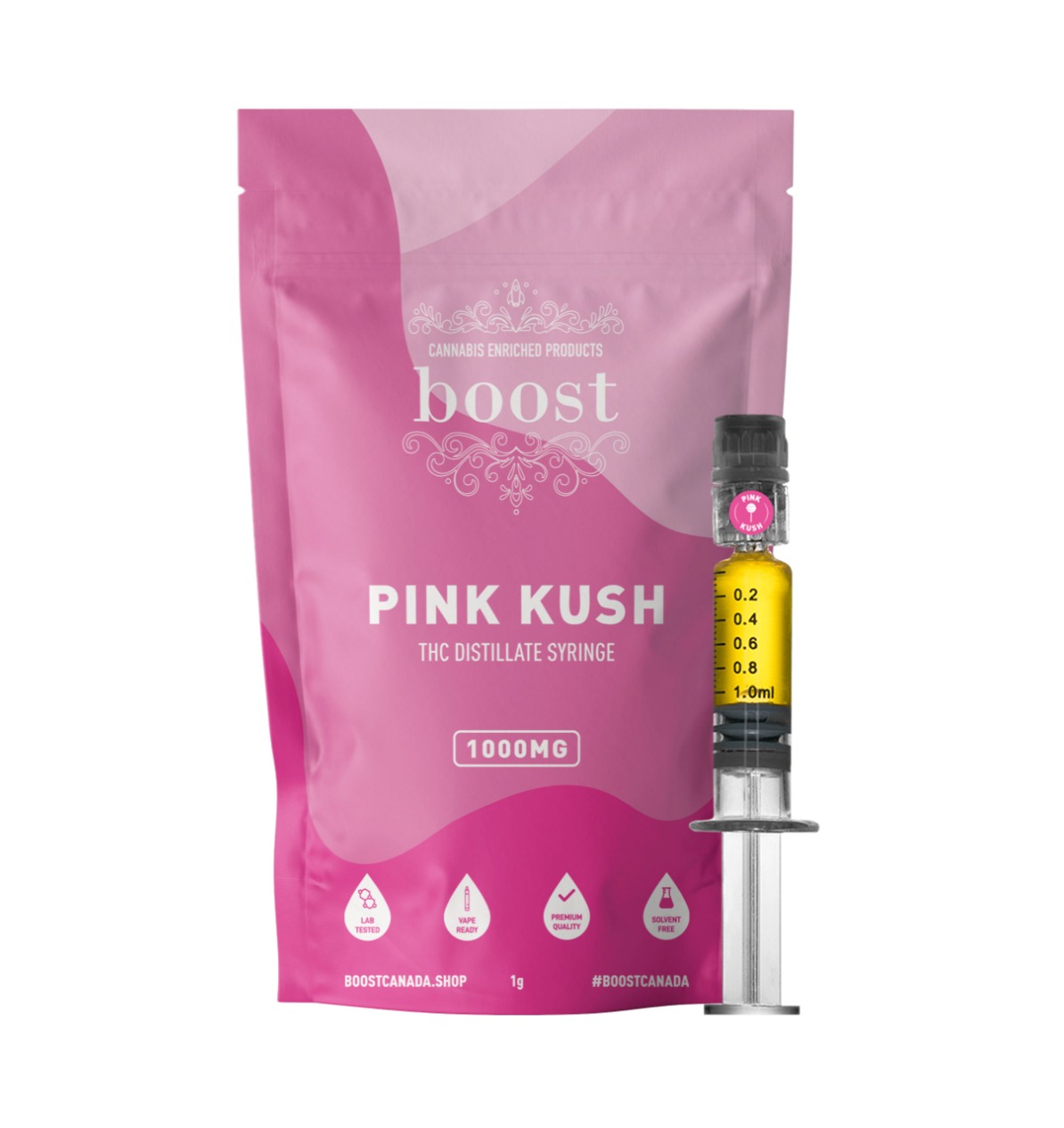 THC-Distillate-Glass-Syringe-–-Pink-Kush-1000mg
