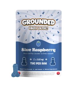 Grounded High Dose Cocks – Blueberry Raspberry 1000mg Gummies