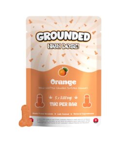 Grounded High Dose Cocks – Orange 1000mg Gummies